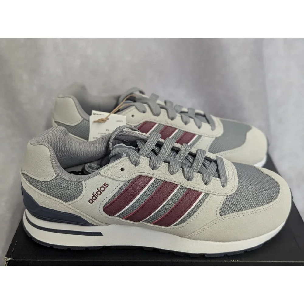 adidas‎ Run 80s Grey Shadow Red Shadow Navy Men 8